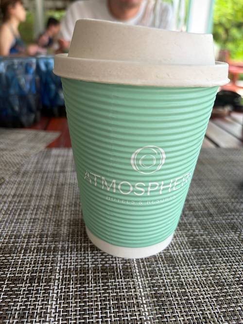 ATMOSPHEREのテイクアウトコーヒーカップ